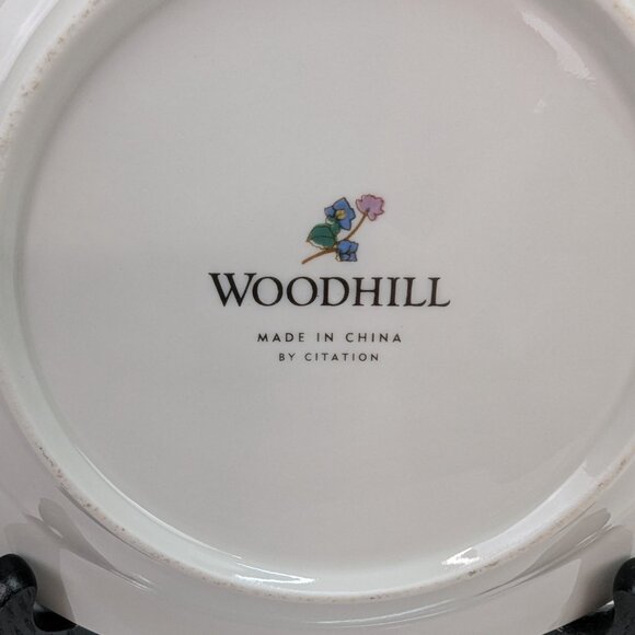 Vintage Woodhill by Citation 7 5/8" Floral Salad Plate Replacement Lot of 2 - Picture 8 of 8